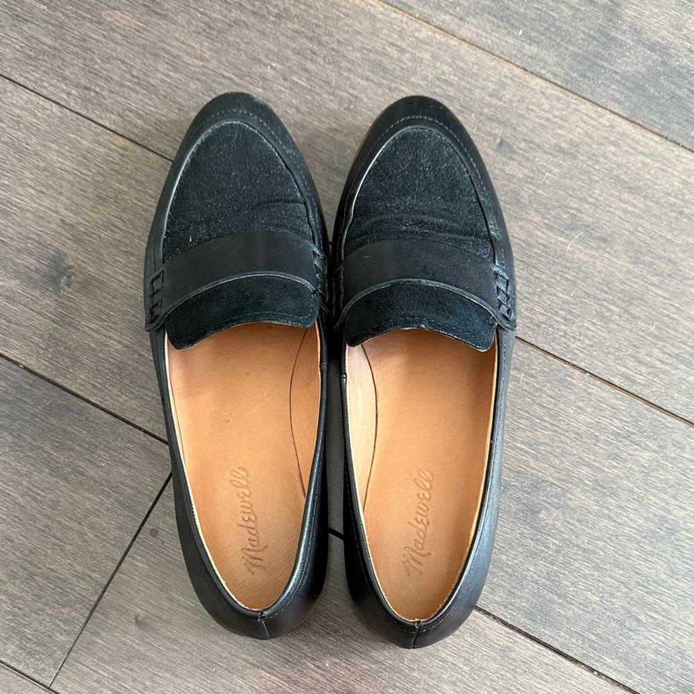 Madewell Women’s Black Leather Loafers